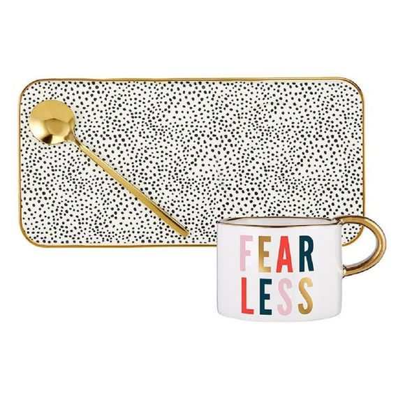 Fearless Mug, Tray and Spoon Set - Picture 1 of 4